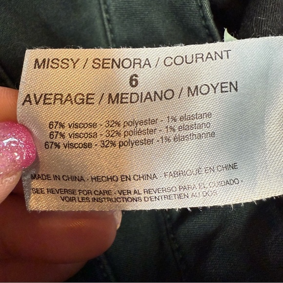 Nine West size 6 Green Skinny Jeggings Jessica style - Picture 4 of 10